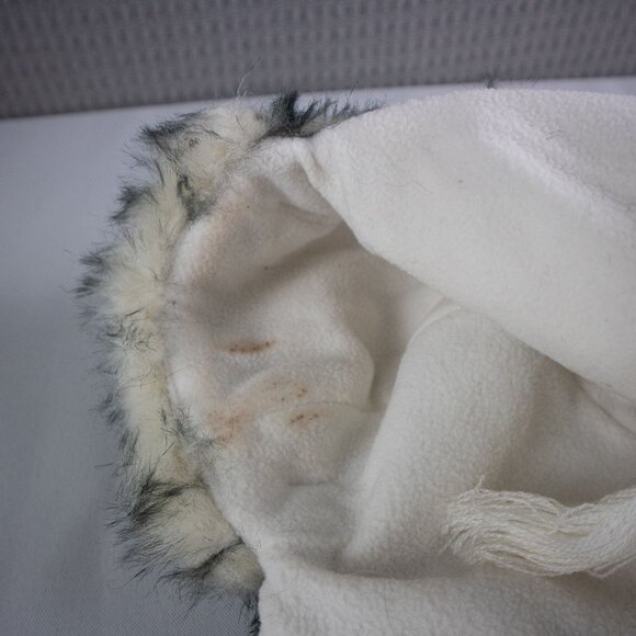 Faux Fur Polyester Puffy Trapper Hat - Picture 4 of 7